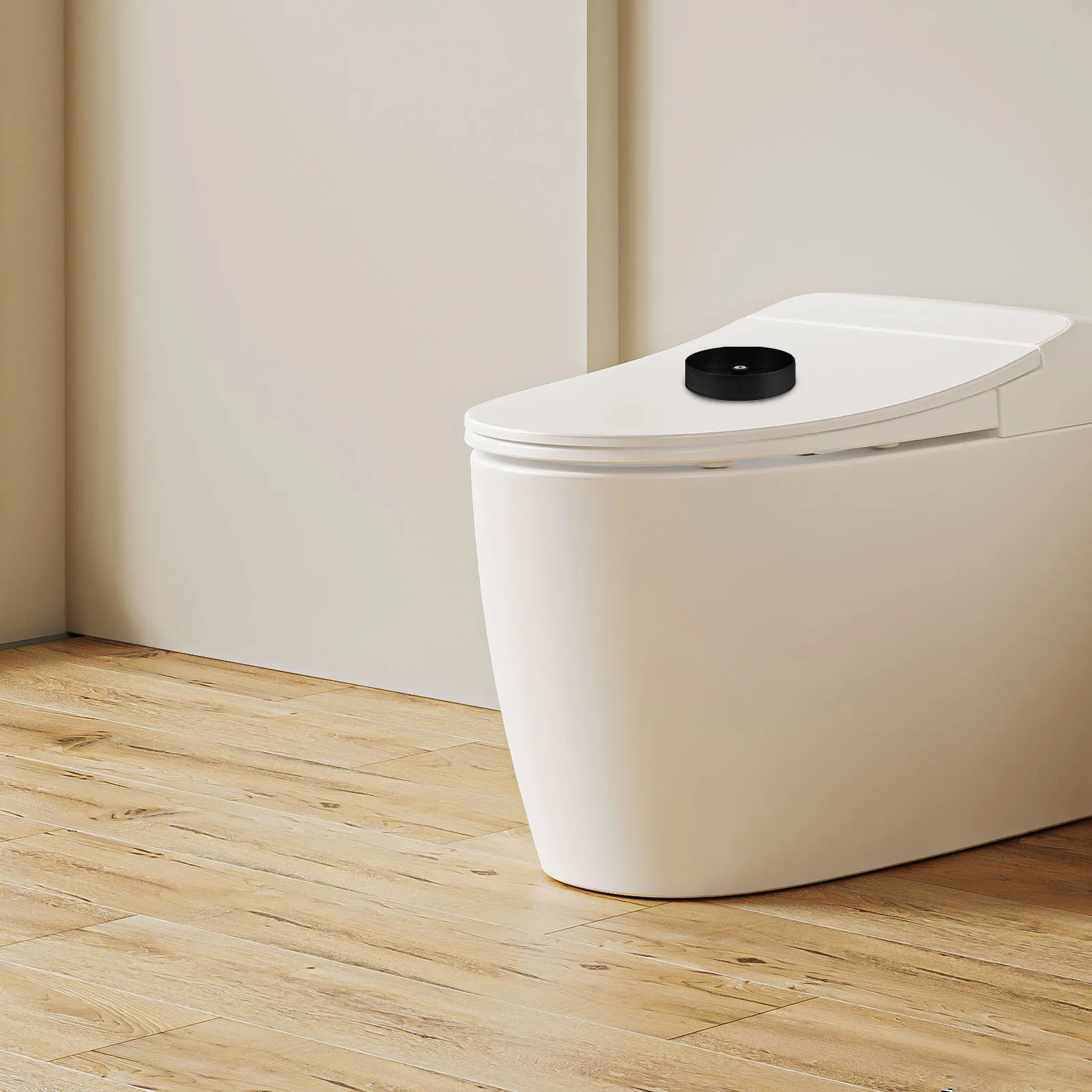 

4Pcs Toilet Brush Holder Base Black Plastic Replacement Stand Rack Bathroom Cleaning Storage Organizer Accessory