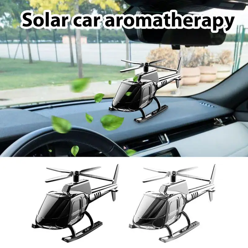 

Solar powered helicopter ornaments perfume long-lasting light fragrance decorative car perfume car aromatherapy ornaments