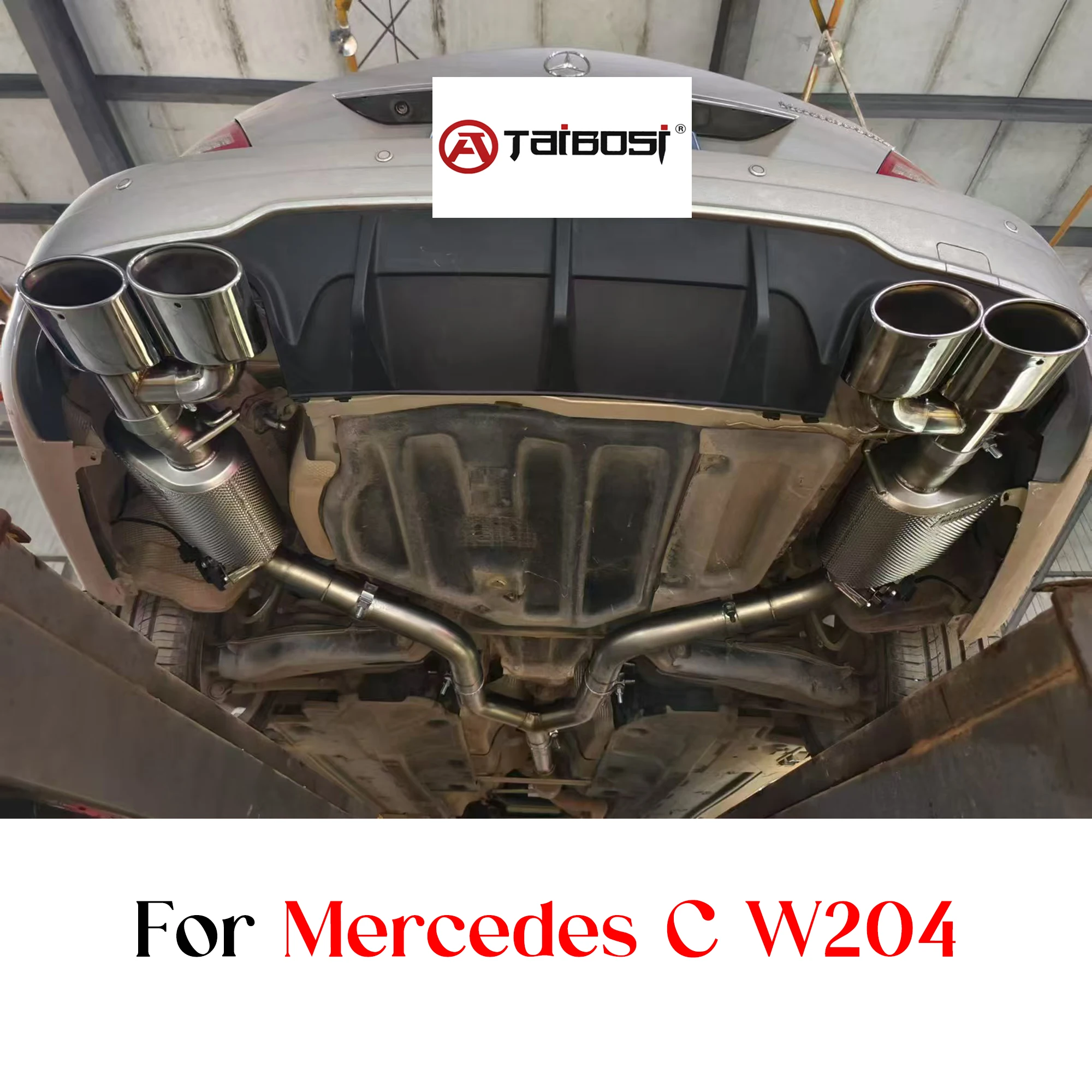 

Taibosi для Mercedes Benz C180 C200 C250 C280 C300 C350 W204 1,8 л 2,0 л 2,5 л 3,0 л 3,5 л автомобильный глушитель выхлопного электрического клапана Catback