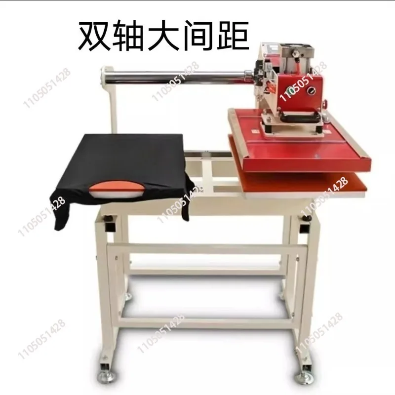 Pneumatic Slide Up Dual Station Hot Stamping Machine Heat Transfer Printing