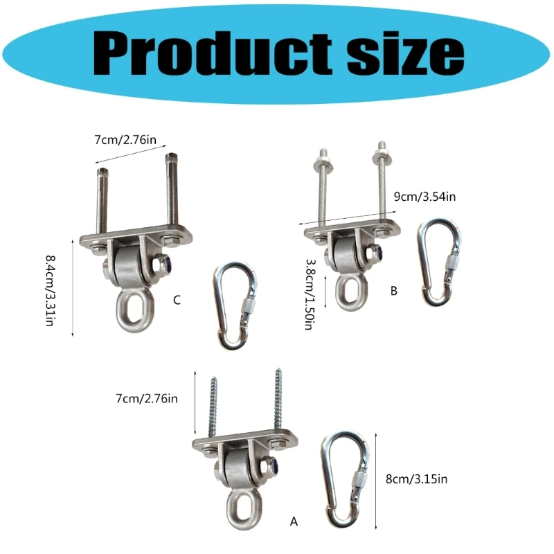 مجموعة تعليق الأرجوحة لحقيبة الملاكمة اليوغا أرجوحة شماعات أرجوحة معلقة