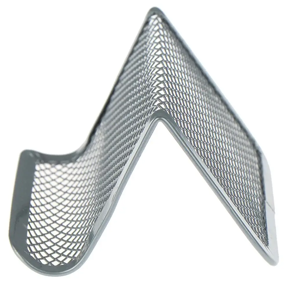 

Desk Storage Stand Metal Mesh Memo Clip Holder Name Card Holder Card Display Stands Business Card Holder Desk Business Holders