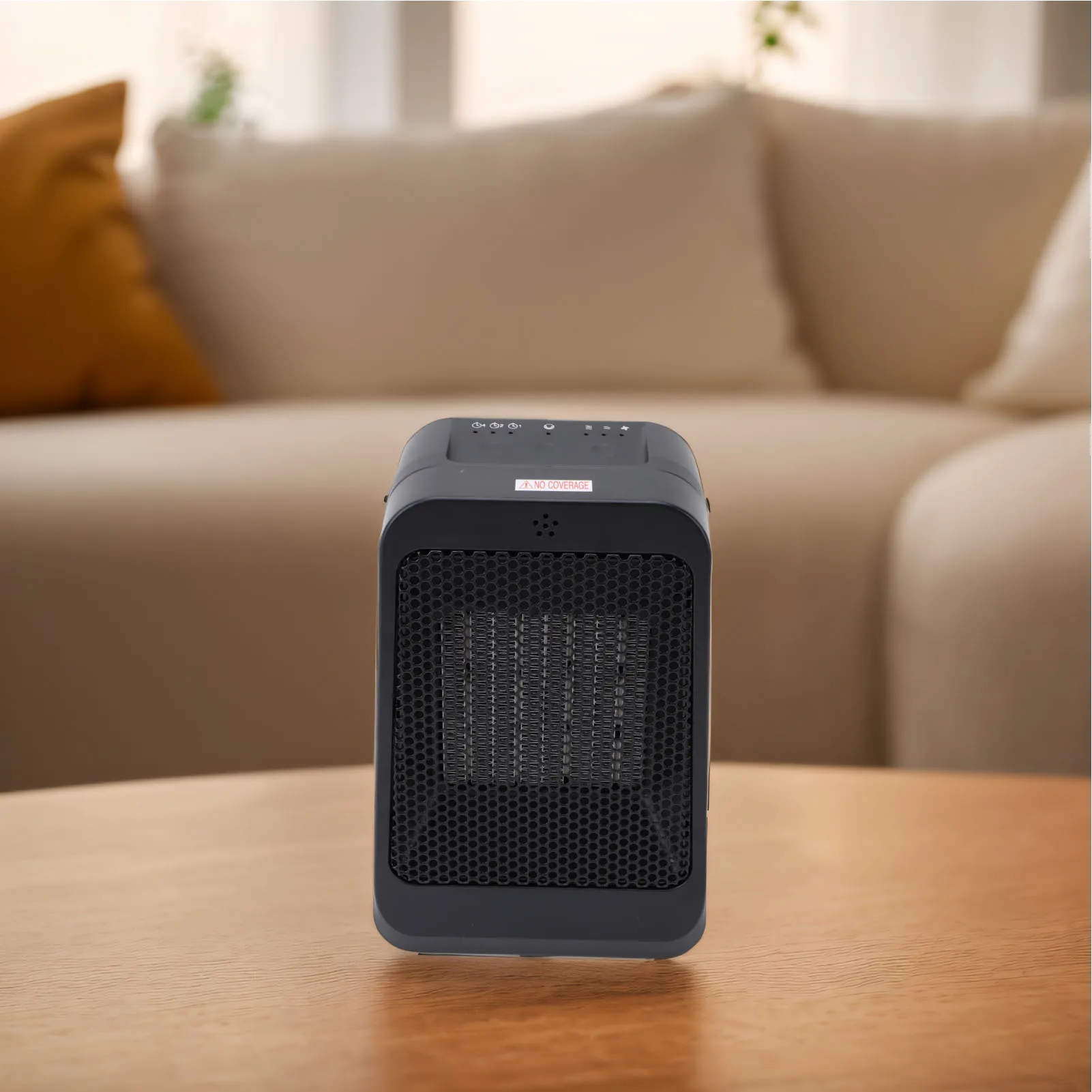 

Настольный обогреватель 1500 Вт 5 с Быстрый нагрев 90 ° Обогреватель с дистанционным управлением и таймером для спальни, гостиной, офиса