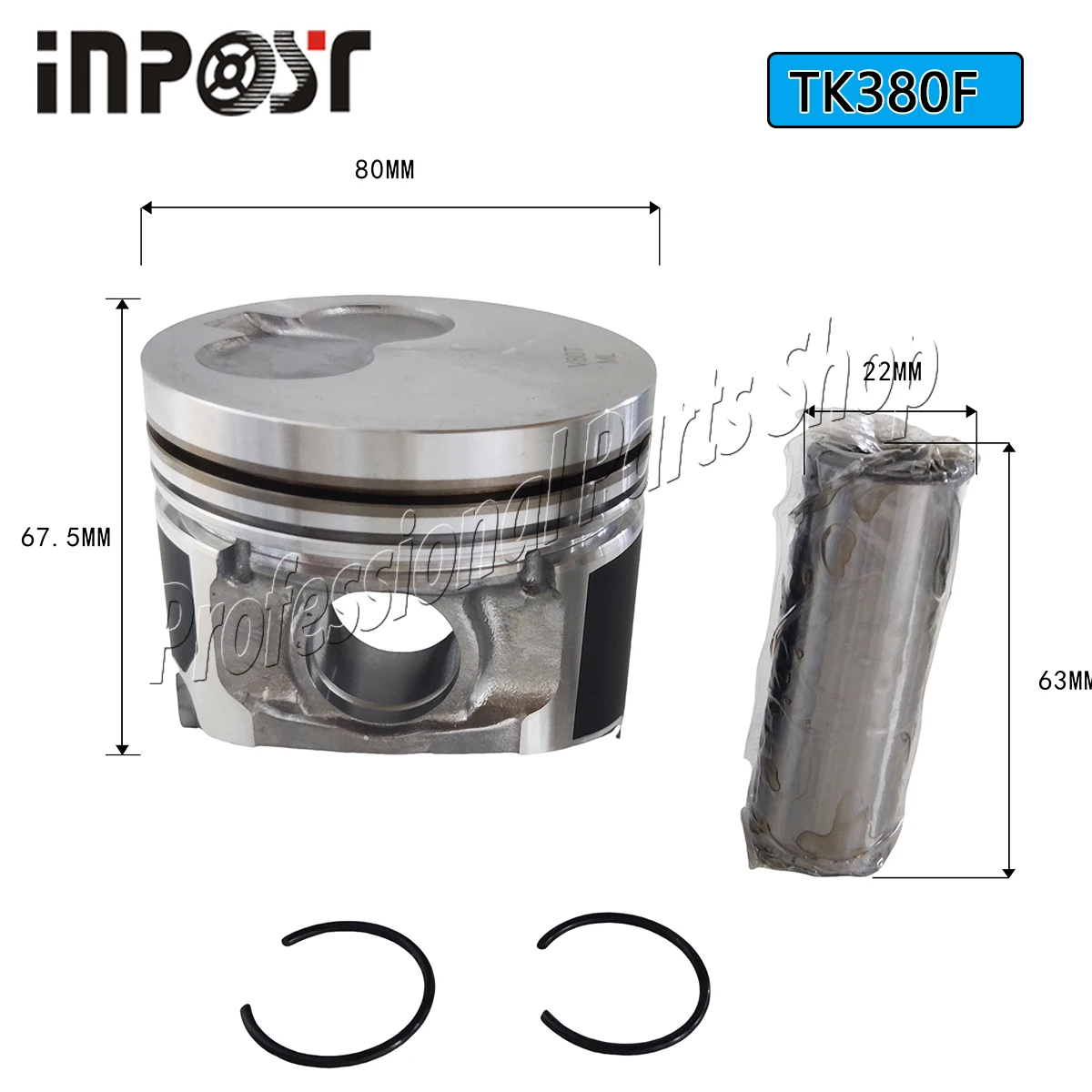 STD New 3Set For Thermo King TK380F Piston Set