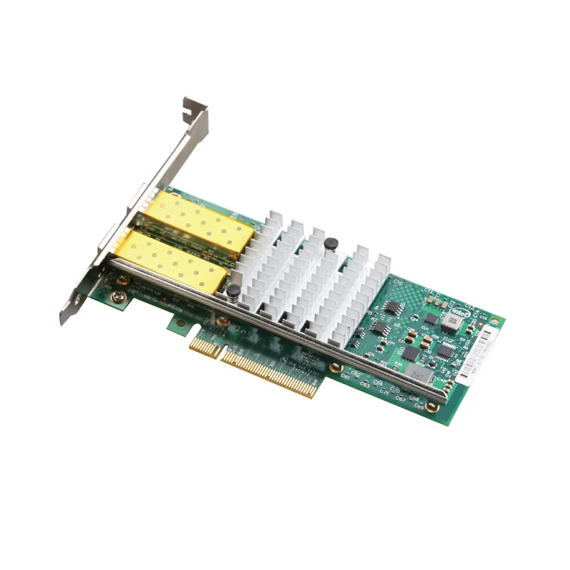 

82599 X520 DA2 10G Dual Port E10G42BTDABLK 2x SFP Fiber Optical Network Card Adapter for Server