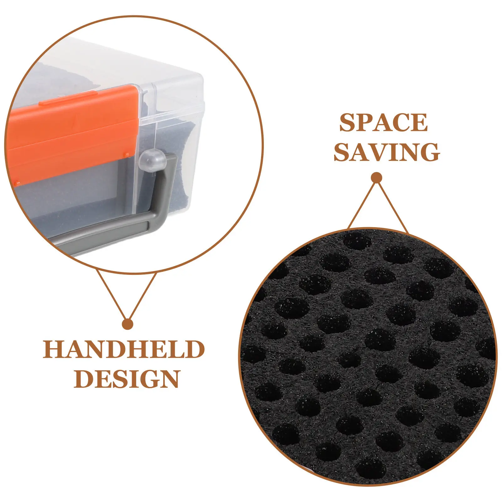 Small Battery Recycling Container Transparent Portable Storage Box Holds Aa Aaa Batteries Efficient Classification Ergonomic