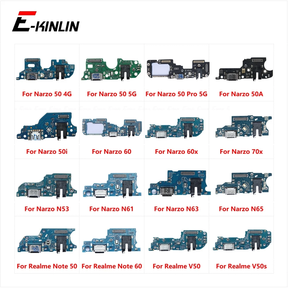 

USB-зарядное устройство, док-станция, гибкий кабель для OPPO Realme Narzo 50 Pro 50A 50i 60 60x 70x N53 N61 N63 N65 Note V50 V50s