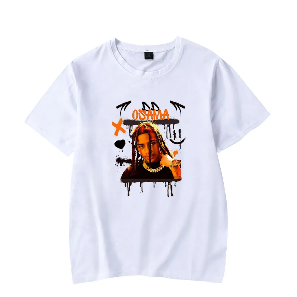 DD Osama Rapper T-shirts Upnow Album Merch Women Men Fashion Casual Short Sleeve Tee Streetwear