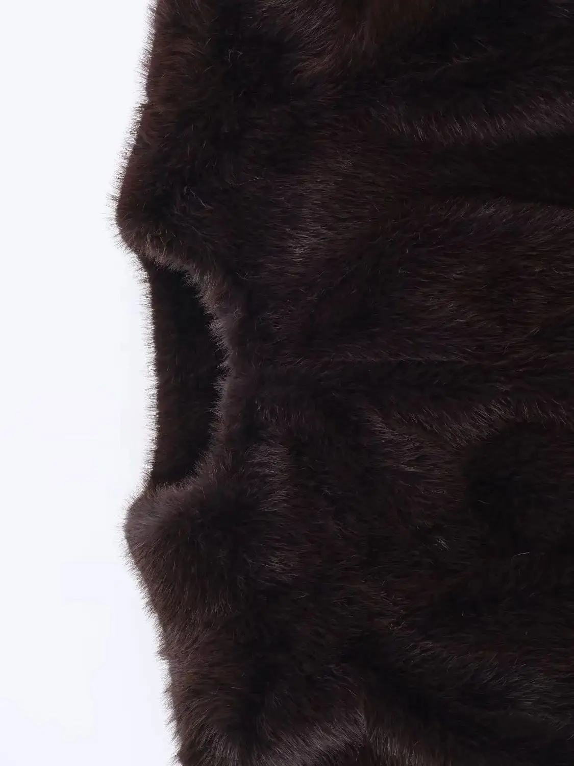 Women's Thick Warm Faux Fur Cropped Jacket, O Neck, Short Sleeve, Female Outerwear, Chic Tops, Fashion, Brand Coat Short Jacket