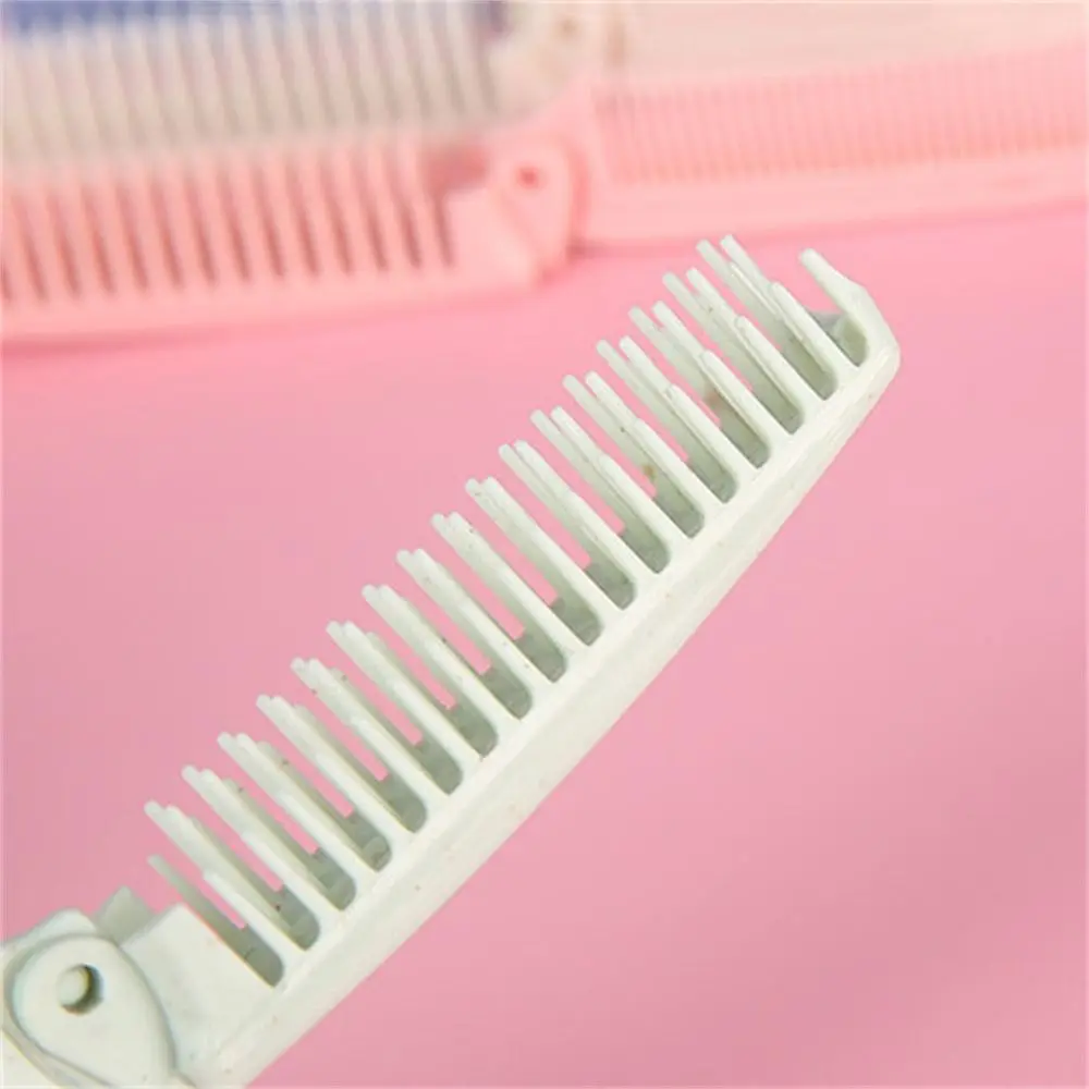 Massage Foldable Hair Comb Portable Hair Styling Detangling Hair Brush Professional Anti-knot Folding Comb Women Girls