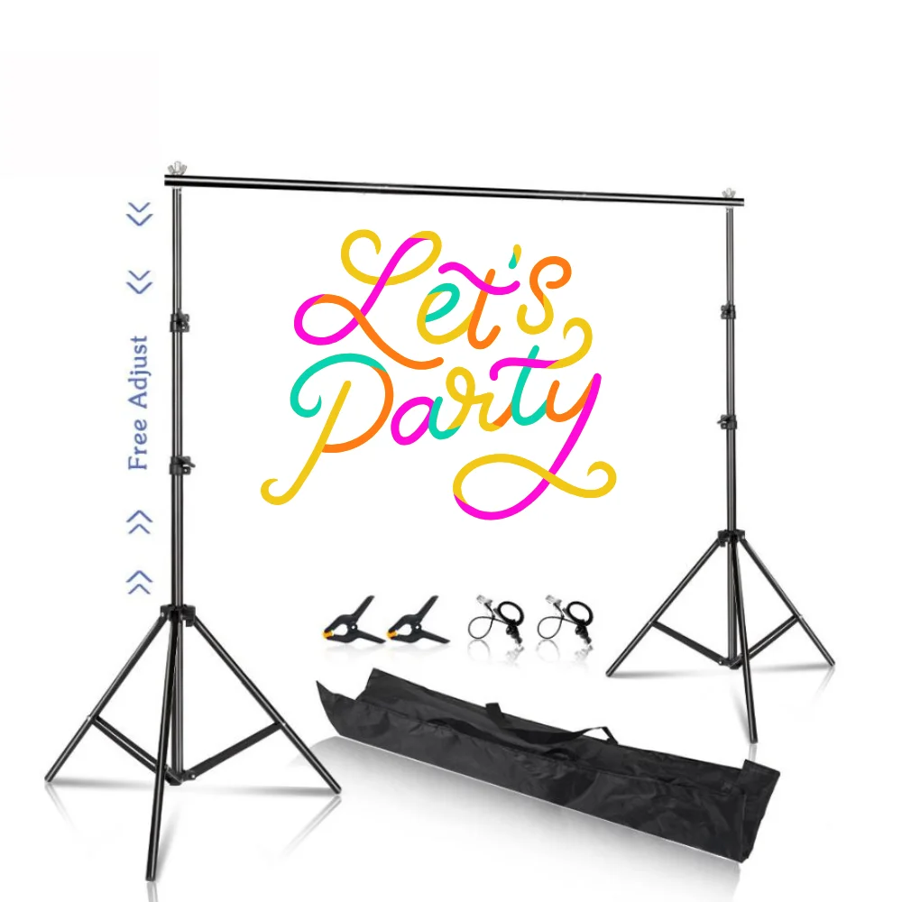 SH Backdrop Background Stand Photo Frame Support System Video Studio Photography Muslin Backgrounds Picture Canvas With CarryBag