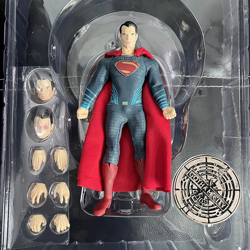 Mezco one 12 Superman Action Figure Dawn Of Justice BJD Toy Superhero Doll Birthday Gift Model