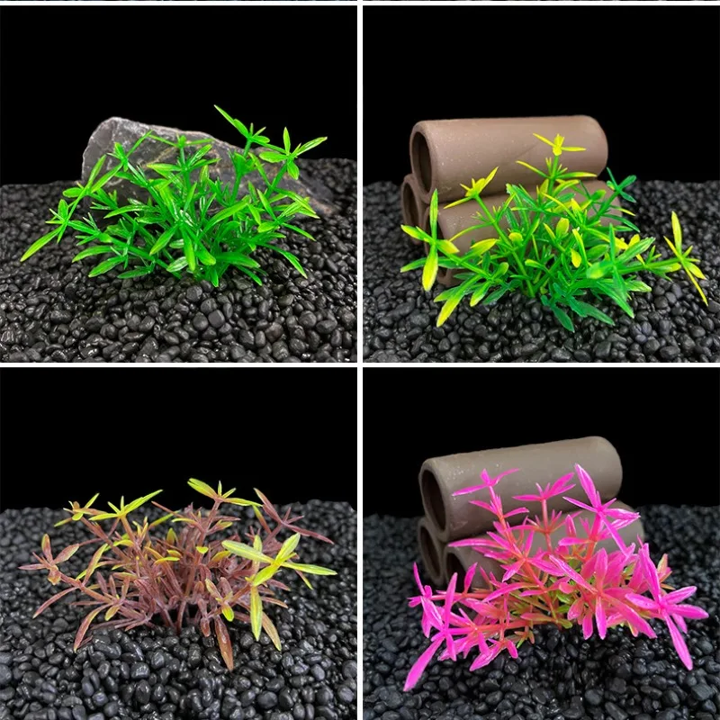 Artificial Plants Aquarium Decor Simulation Water Weeds Ornament Plant Fish Tank landscaping Aquarium Grass Fish Tank Decoration