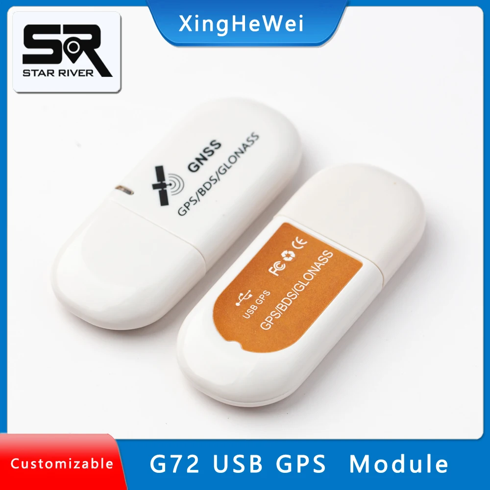 G72 USB GPS Receiver Module GNSS GLONASS Antenna Laptop PC Tablet Car Navigation for Win7 Win8 Win10 XP G72