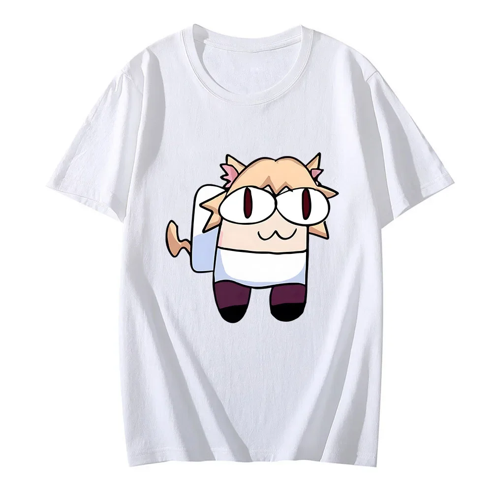 Melty Blood Neco Arc Tees 100 % Baumwolle Tops Mode T-Shirt Sommer für Herren Kleidung Graffiti Cartoon T-Shirts Weiche Anime-Kleidung