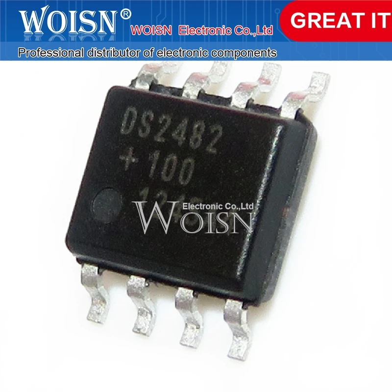 5PCS DS2482-100 DS2482S-100 DS2482 SOP-8