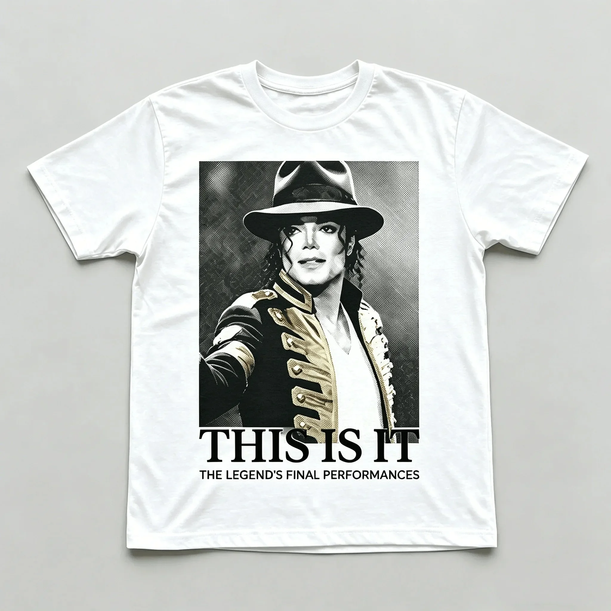 New Movie MJ Michael Jackson This Is It Moonwalk Men Kids T Shirt Oversized Streetwear Cotton Short Sleeve Y2k Tee Vintage Tops
