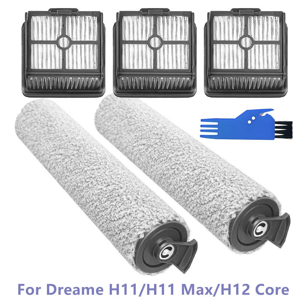 Для Dreame H12 основные роликовые щетки HEPA-фильтры для Dreame H11/H11 Max аксессуары для пылесосов