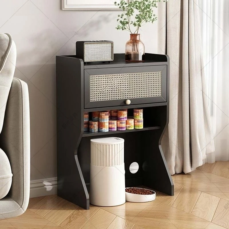 FOR Villa Indoor Canteen Cat Litter Box Integrated Household Cat House Human Pet Shared Furniture Pet Cabinet