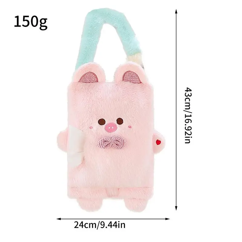 For Refer To Description Plush Car Tissue Box Creative Car Tissue Box Holder Car Napkin Box Portable Seatback Tissue Box Car