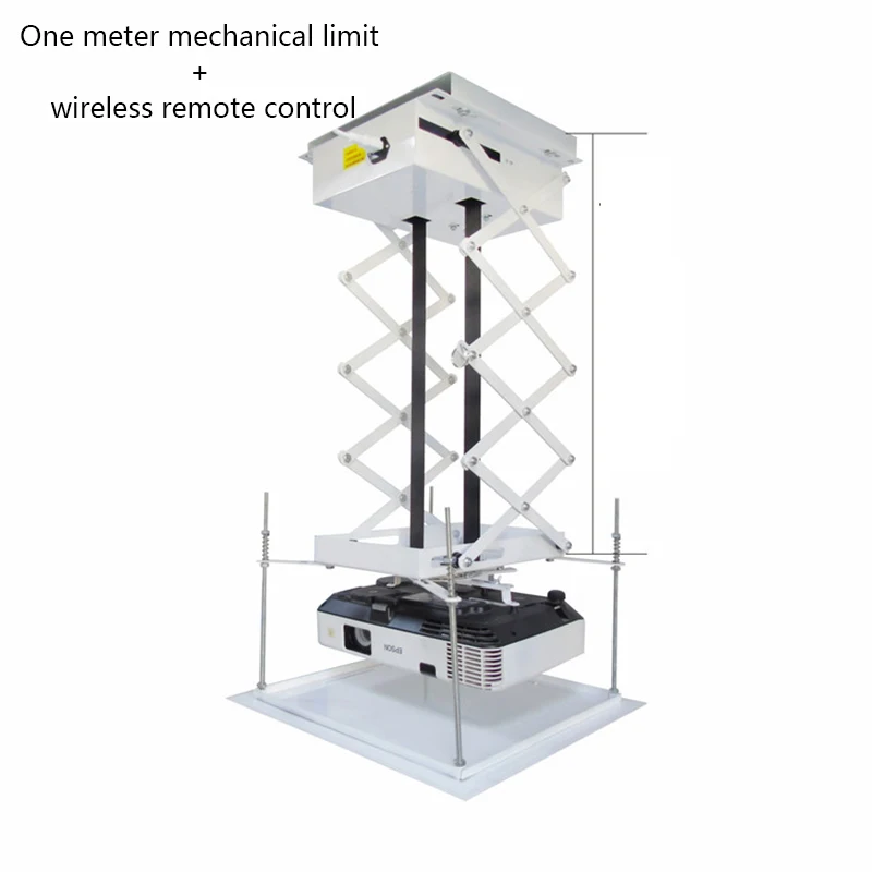 Imagem -06 - Projetor Stand com Controle Remoto Elevador Elétrico Tesoura Montagem no Teto Apto para Cinema Igreja Hall Escola 220v L1000