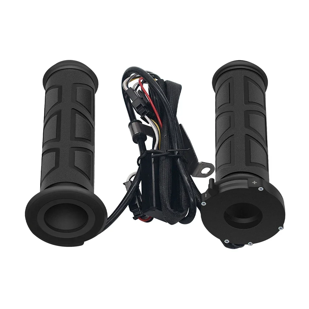 

22-мм мотоциклетные ручки с подогревом, 3-ступенчатые электрические рукоятки с регулировкой температуры, водонепроницаемые, для мотоциклов