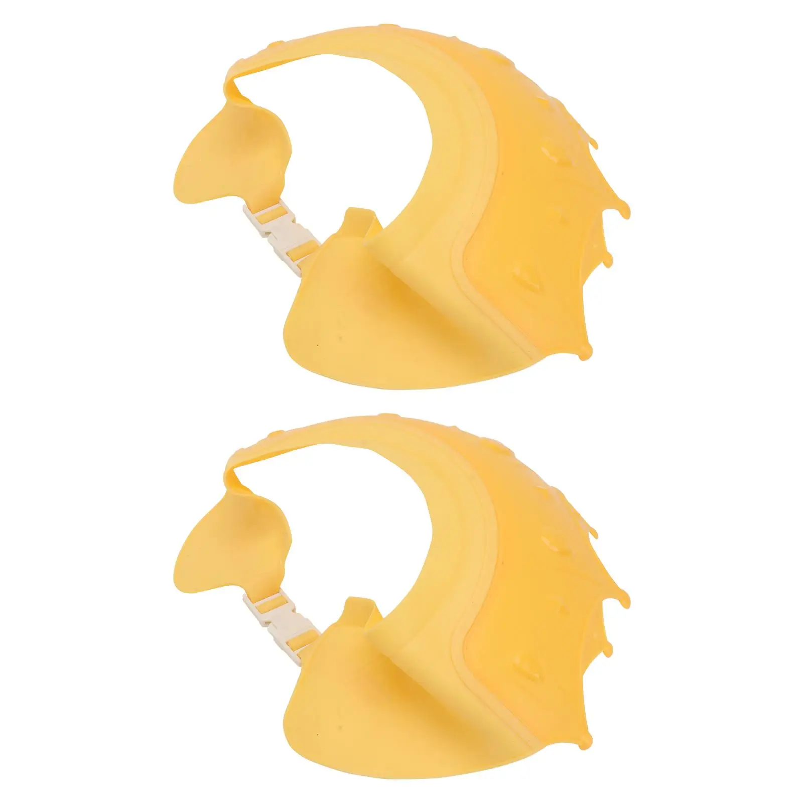 

2 Pcs Shower Cap Shampoo Caps Bathing Hats Silicone Hair Washing Waterproof Baby