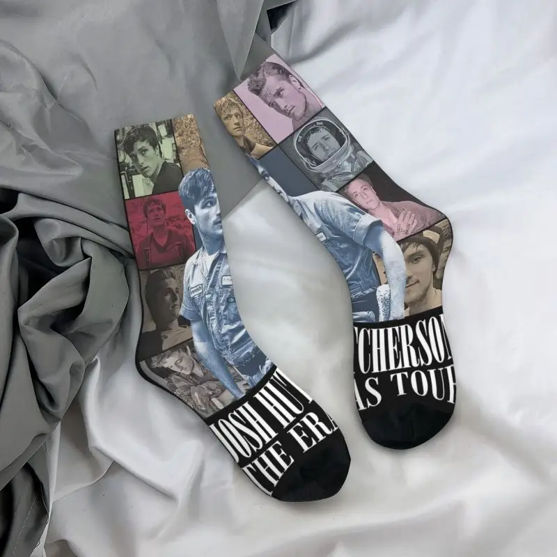 Josh Hutcherson Herren Crew Socken Unisex Kawaii 3D bedruckte Kleider socken