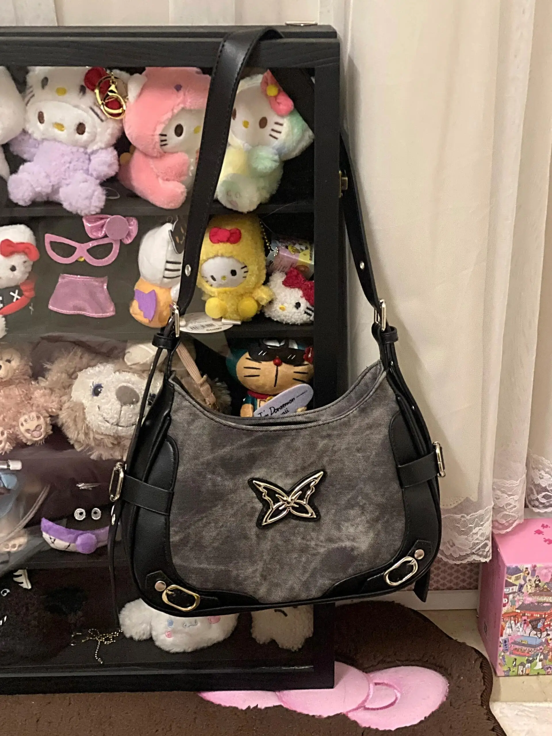 

k Cool Underarm Bag Women's Faion Single oulder Crossbody Bag Motorcycle Bag High-End Sensation 2025 New Model