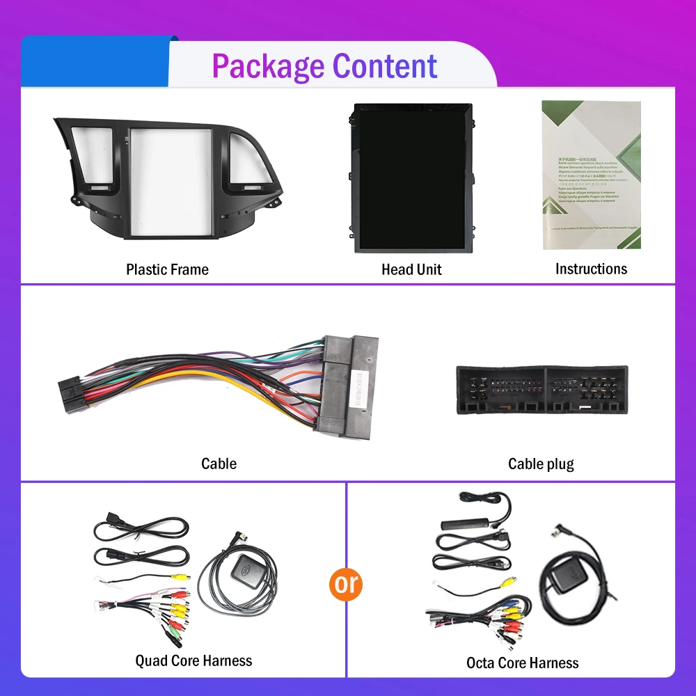 

9.7 Inch Tesla Style 2 Din Android Car Radio For Hyundai Elantra 16-17 low Stereo Car Multimedia Video Player DVD GPS Navigation