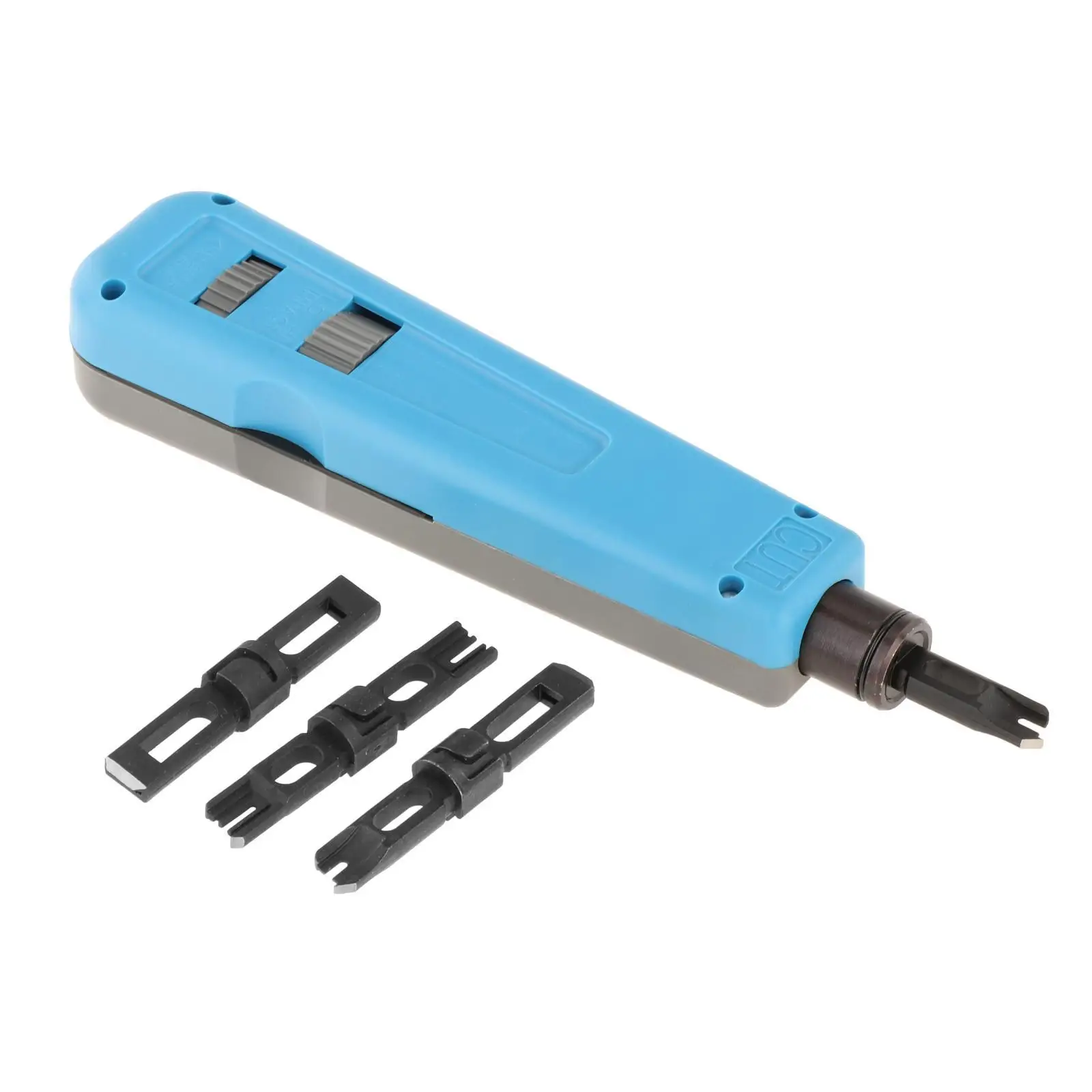 Punch Down Tool with 110/66 110/88 Blade Professional Universal Impact Terminal Insertion Tools Multi Function for LAN Ethernet