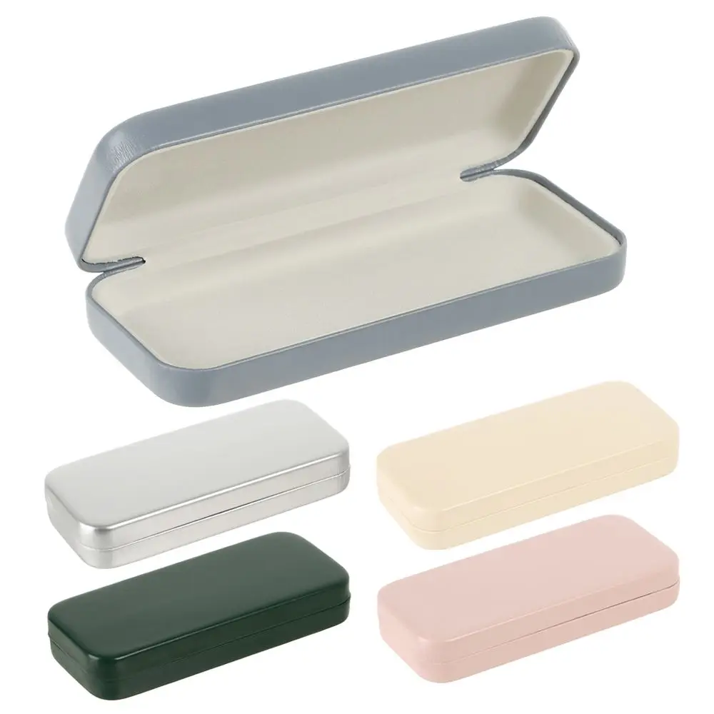 New Simplicity Solid Color Metal Tin Box Case Glasses Box Glasses Storage