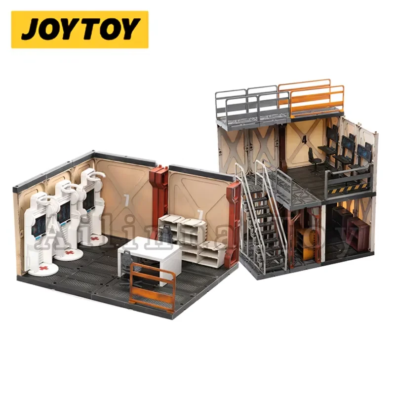 JOYTOY 1/18 Diorama Mecha Depot Monitoring Area Medical Area Anime Model Toy