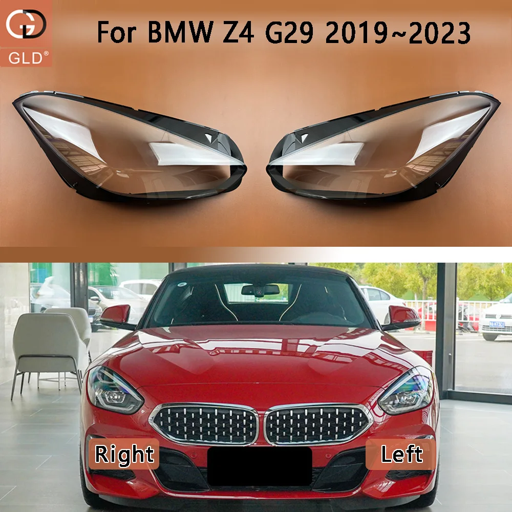 Car Front Headlight Cover Auto Headlamp Lampshade Lampcover Head Lamp light Lens Shell For BMW Z4 G29 2019 2020 2021 2022 2023