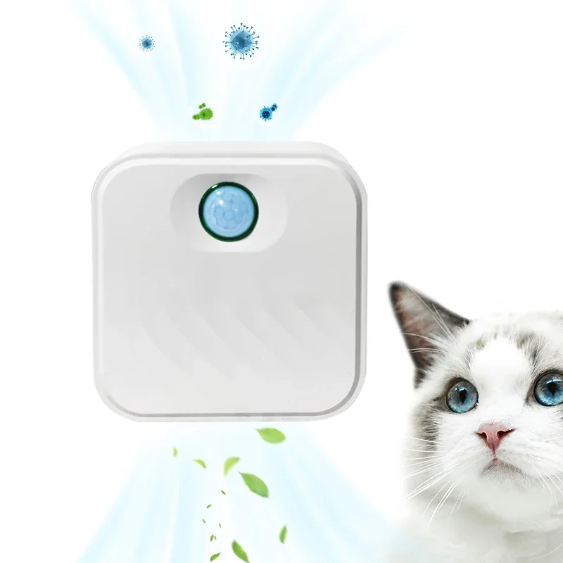 

4000mAh Professional Electric Pet Odor Air Freshener Odor Remover Rechargeable Air Purifier for Cats Pet Odor Eliminator