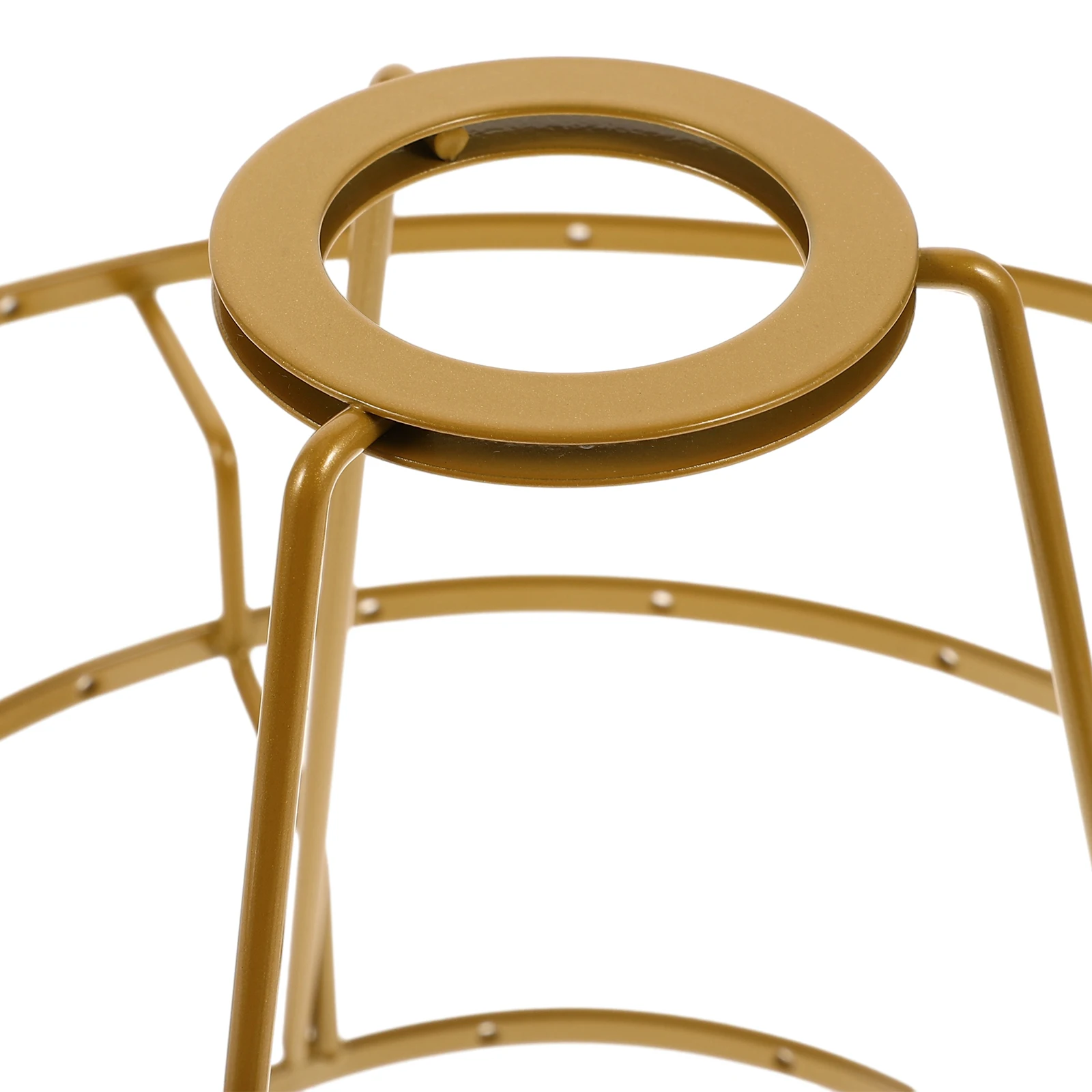 

Solid Iron Lampshade Frames Chandelier Ring Set Heat Resistant Rustproof Easy Install For Wall Table Desk Lights DIY Pendant