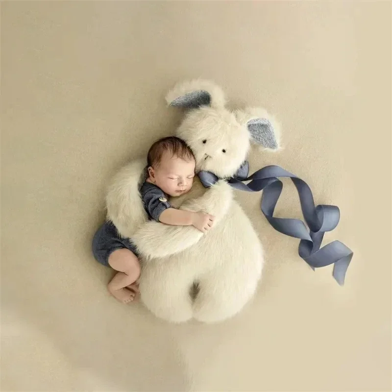 Accesorios de fotografía recién nacido muñeca ballena de peluche animales juguetes bebé foto Prop cojín foto Bebe estudio fotografía Mat