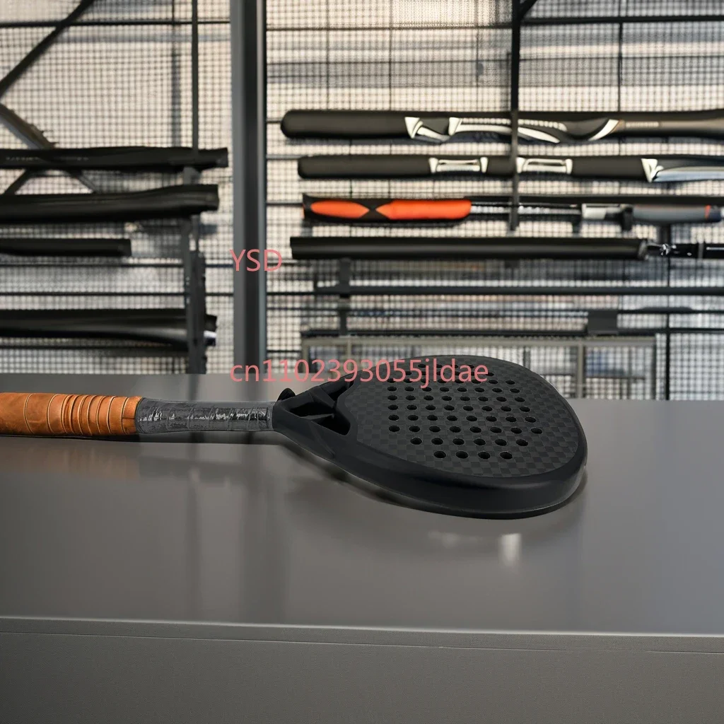 3K/12K/18K  Tennis Racket | Portable Outdoor Custom Printed Beach Racket with EVA Grip