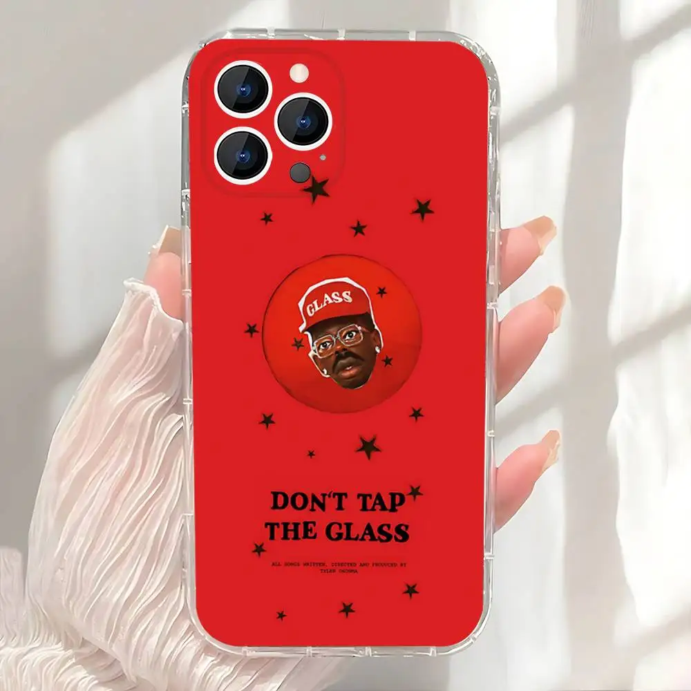 Não toque no vidro t-tyler capa de telefone para iphone 17,16,15,14,13,12,11 pro, max, plus, x,xs,xr, se4, e mini capa macia transparente