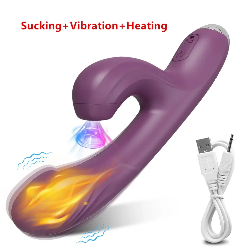 Powerful Rabbit Vibrator With Thrusting And Sucking Stimulation_voghion.com