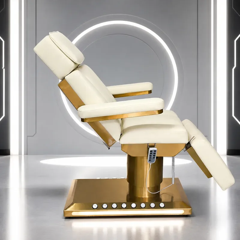 Electric Beauty Bed Adjustable Facial Treatment Table Massage Chair for Spa Clinic Dental Care Home Use Comfortable Design