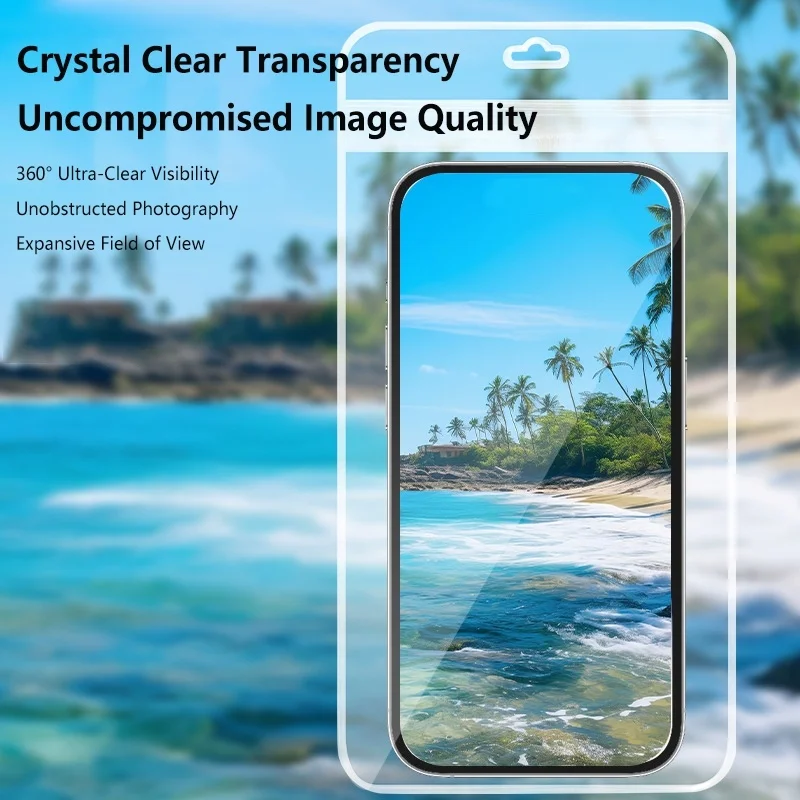 Universal Transparent Waterproof Phone Pouch Underwater Swimming Case Summer Beach Waterproof Bag For IPhone Samsung Xiaomi