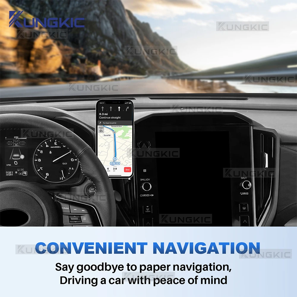 For Subaru Forester 2025 2026 LHD RHD for Magsafe iPhone Holder Car Mobile Support Telephone Bracket Rotatable Clip