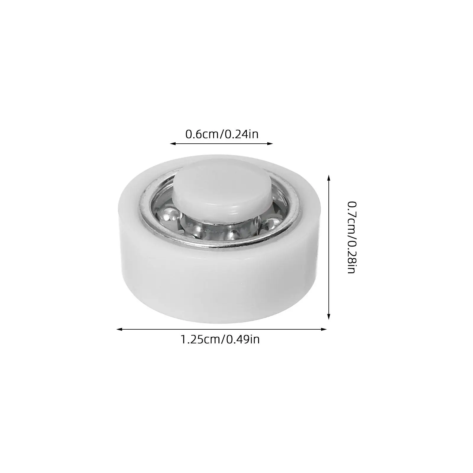 40Pcs DIY Windmill Bearings Craft Swivel Base Mini Rotary Ball Bearings for Jewelry Making Hair Clips Handmade Art Rotatable