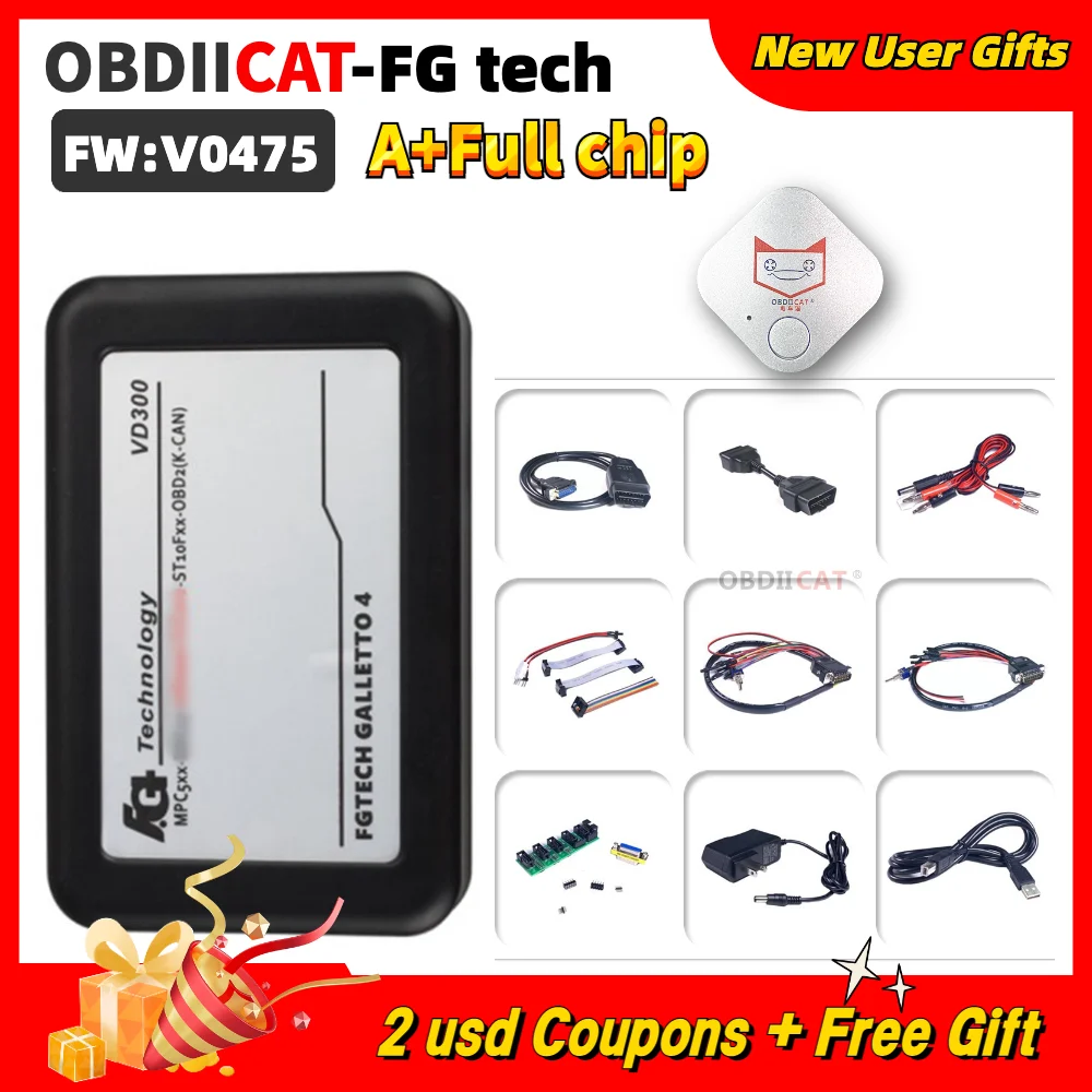 

High quality V54 FGTech Galletto 4 Master BDM-TriCore-OBD Function FG Tech V54 VD300 ECU 0475/0386 FGTech V54 Galletto