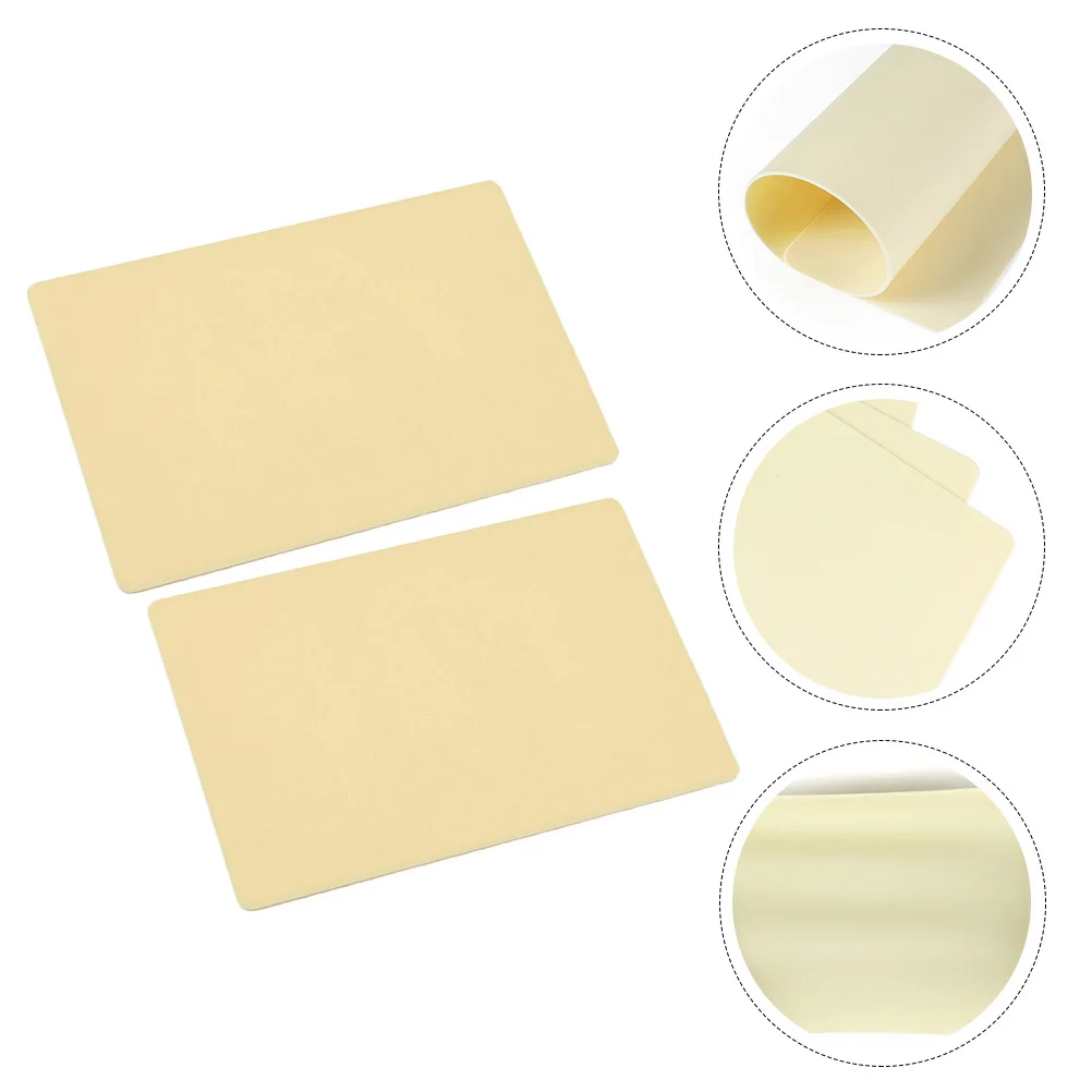 

2Pcs Blank Tattooing Practice Skin Silicone Sheets with Skin-Touch Feeling for Tattoo Practice Tools Supplies Training Kits