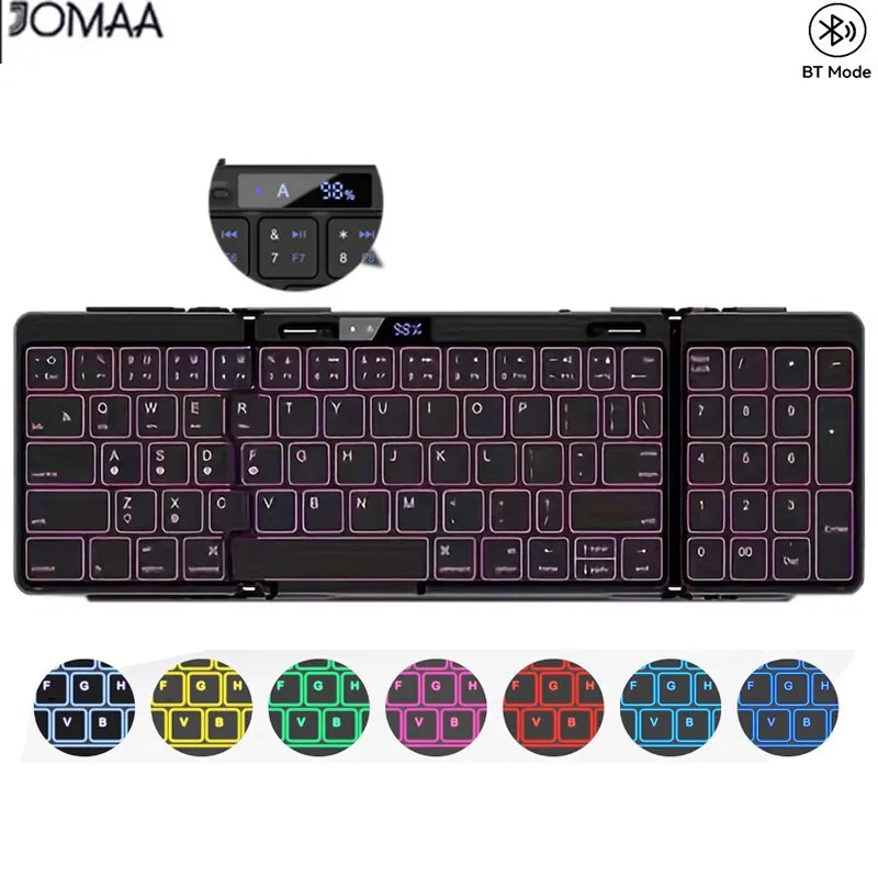 jomaa-folding-bluetooth-keyboard-with-numberic-pad-rgb-backlight-foldable-keyboard-with-battery-screen-for-tablet-ipad-phone