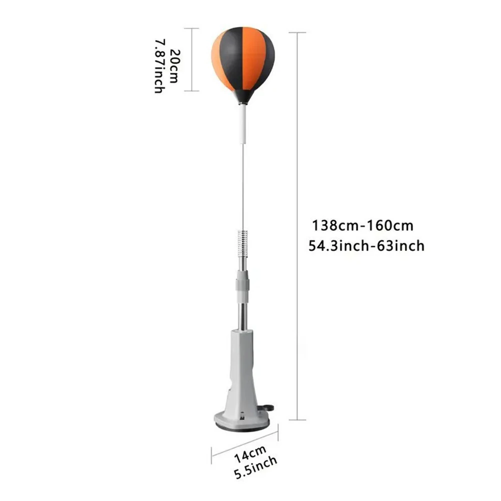 مجموعة كرات الملاكمة الارتفاع القابلة للتعديل، معدات الملاكمة لتدريب الملاكمة وتخفيف التوتر واللياقة البدنية