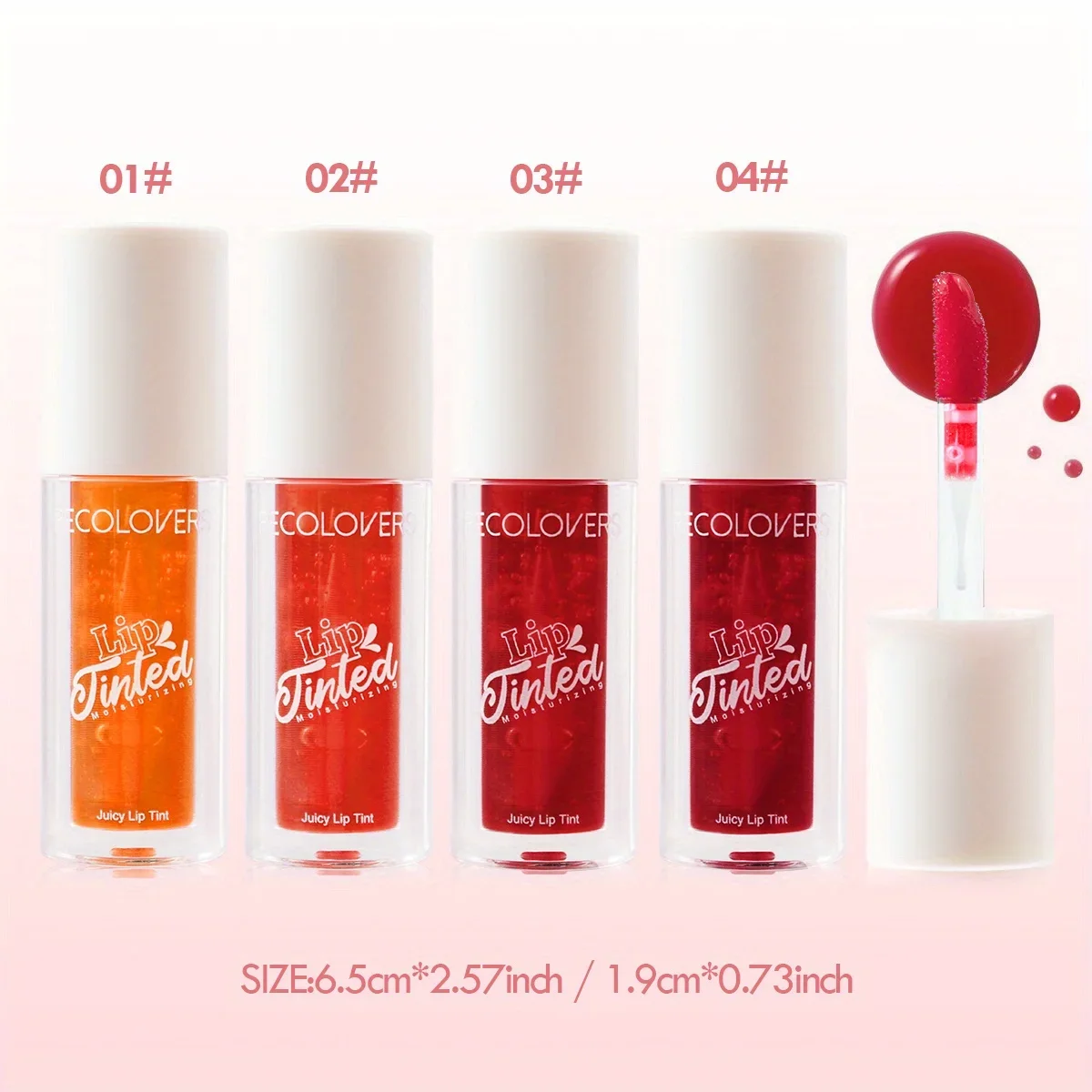 1szt Podwójnego zastosowania Lip Stain Cheeks Liquid Blusher Watery Moisturizing Lip Liquid Lipstick For Eyes Face And Lip Makeup Cosmetics