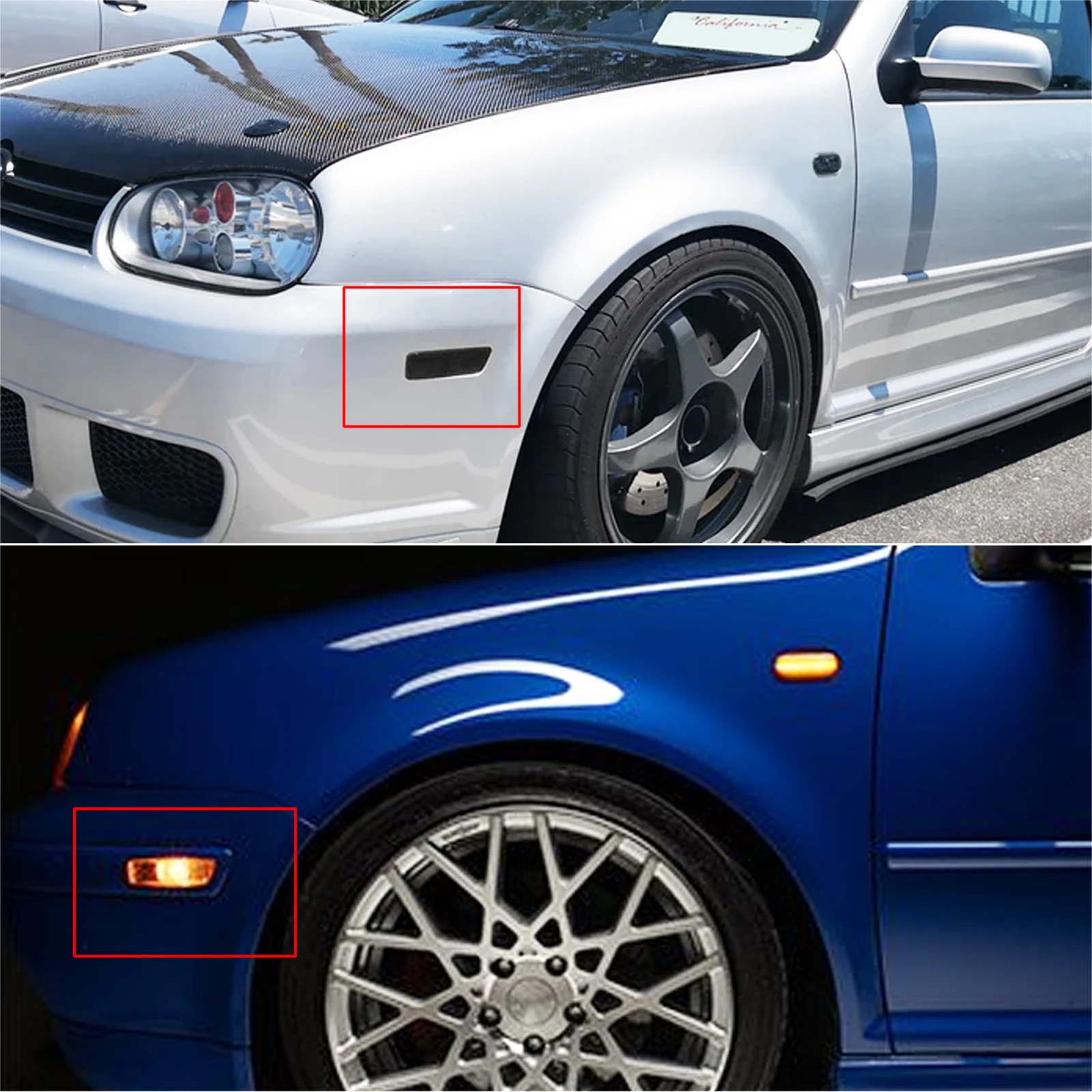 

Мигалка объектива левый и правый автомобиль передние боковые габаритные огни указатели поворота индикаторы для Volkswagen VW Golf 4 Jetta MK4 1999-2005 гг.